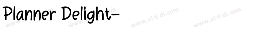 Planner Delight字体转换